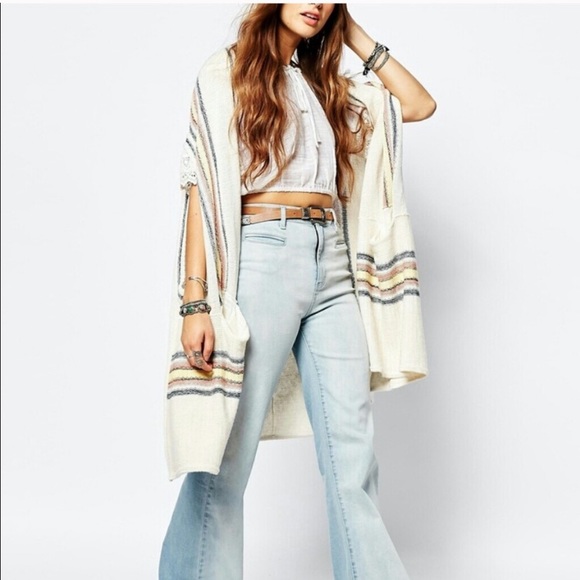 Free People Jackets & Blazers - Free People Deck Chair Knitted Kimono